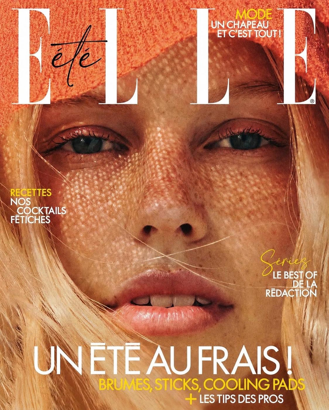 première page de couverture du Elle Magazine