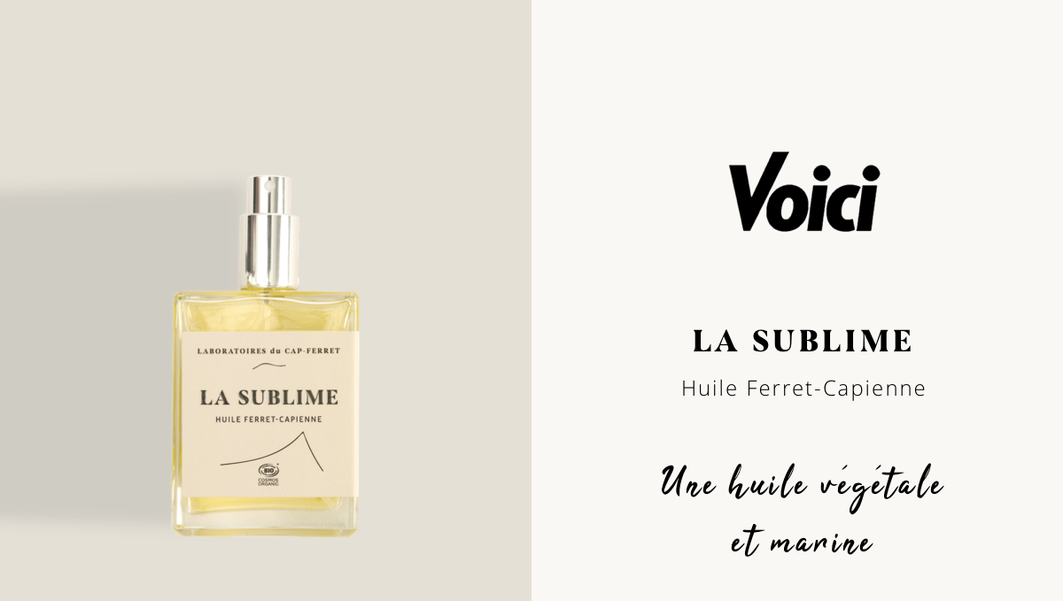 La Sublime dans la sélection des huiles sèches de Voici